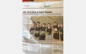 Passage dans le journal pour nos demi-fondeurs